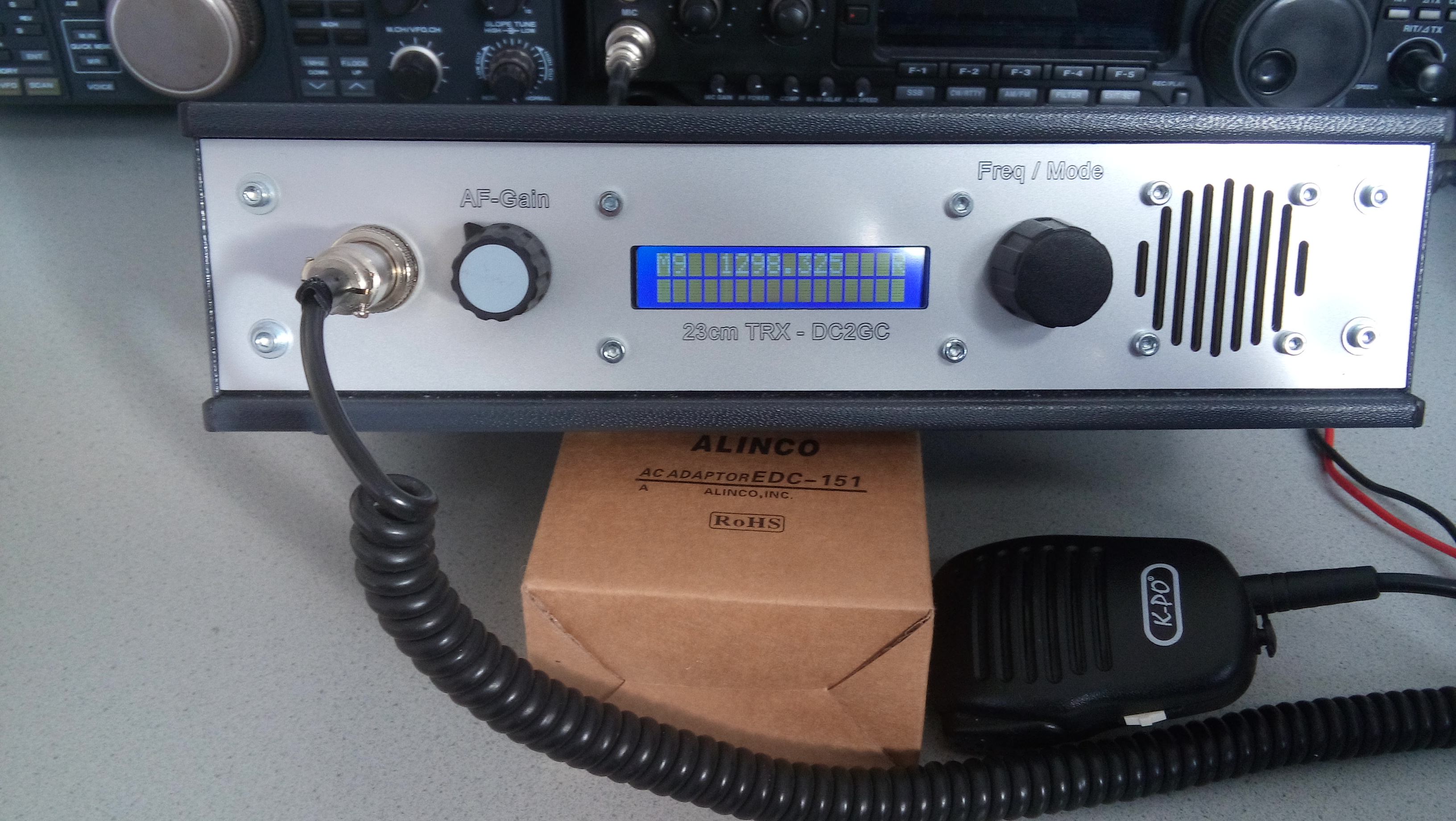 Editor steekpenningen Woedend 23cm NBFM transceiver | PE1JPD amateur radio projects